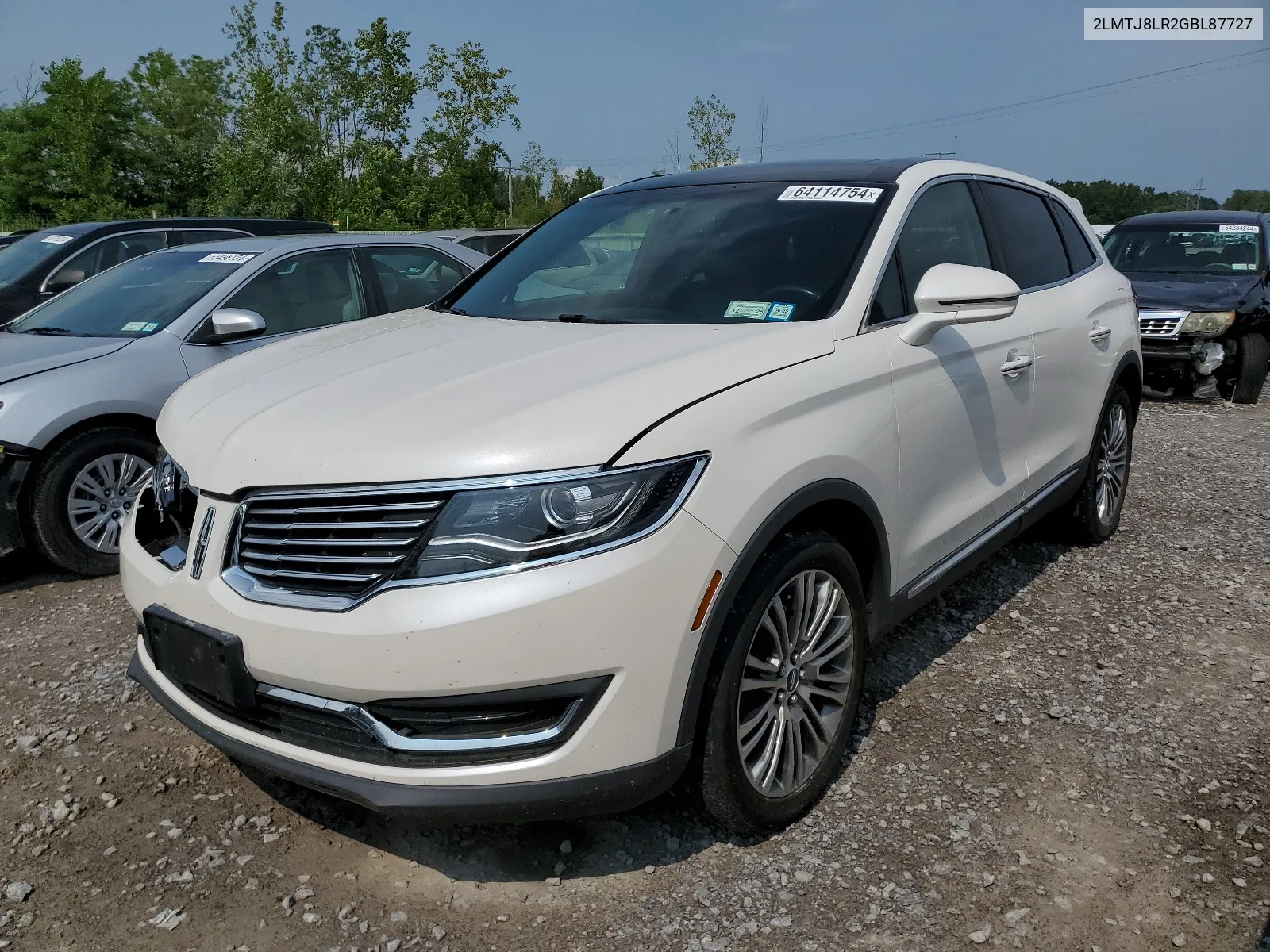 2LMTJ8LR2GBL87727 2016 Lincoln Mkx Reserve