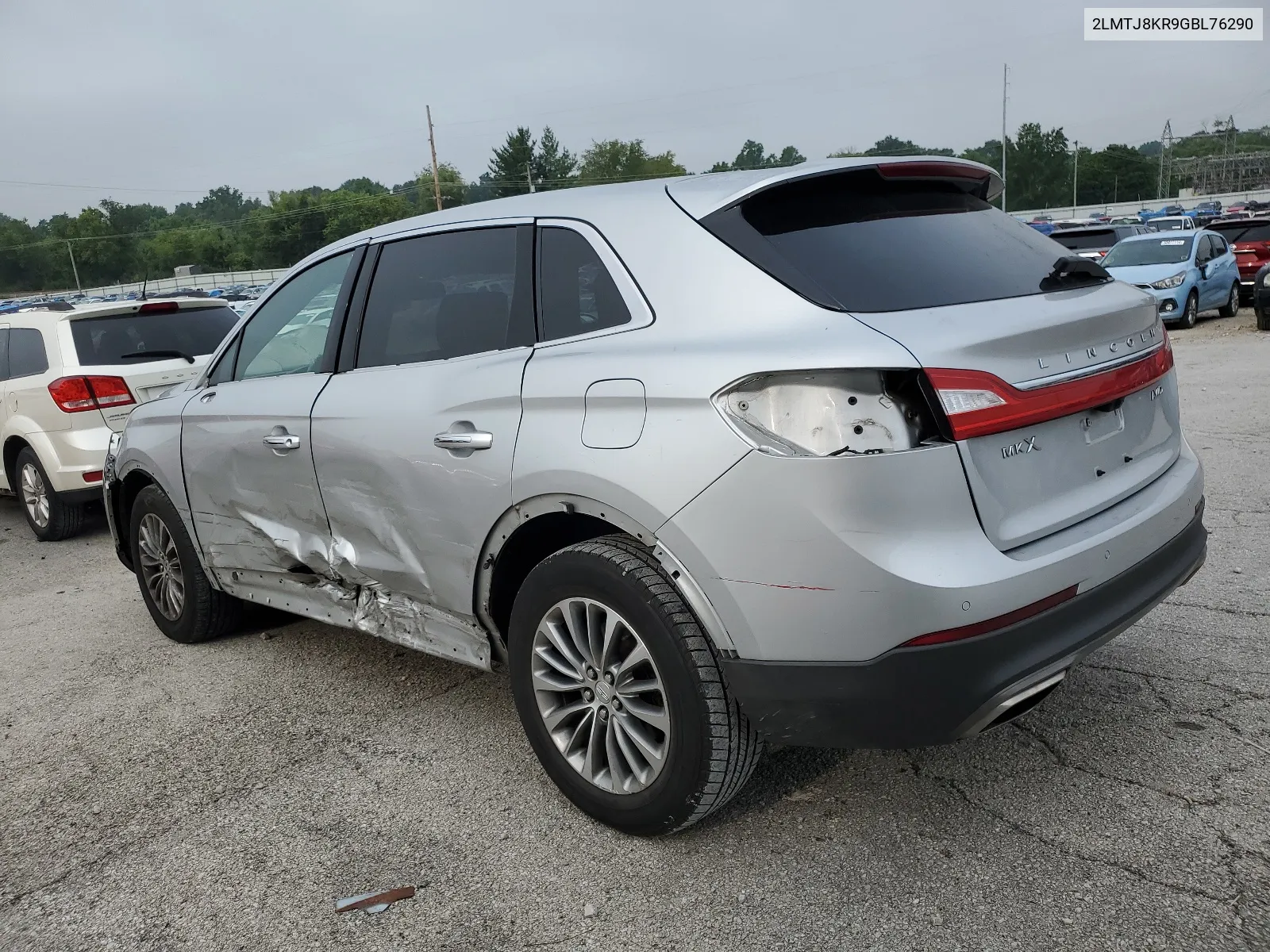 2016 Lincoln Mkx Select VIN: 2LMTJ8KR9GBL76290 Lot: 64198514