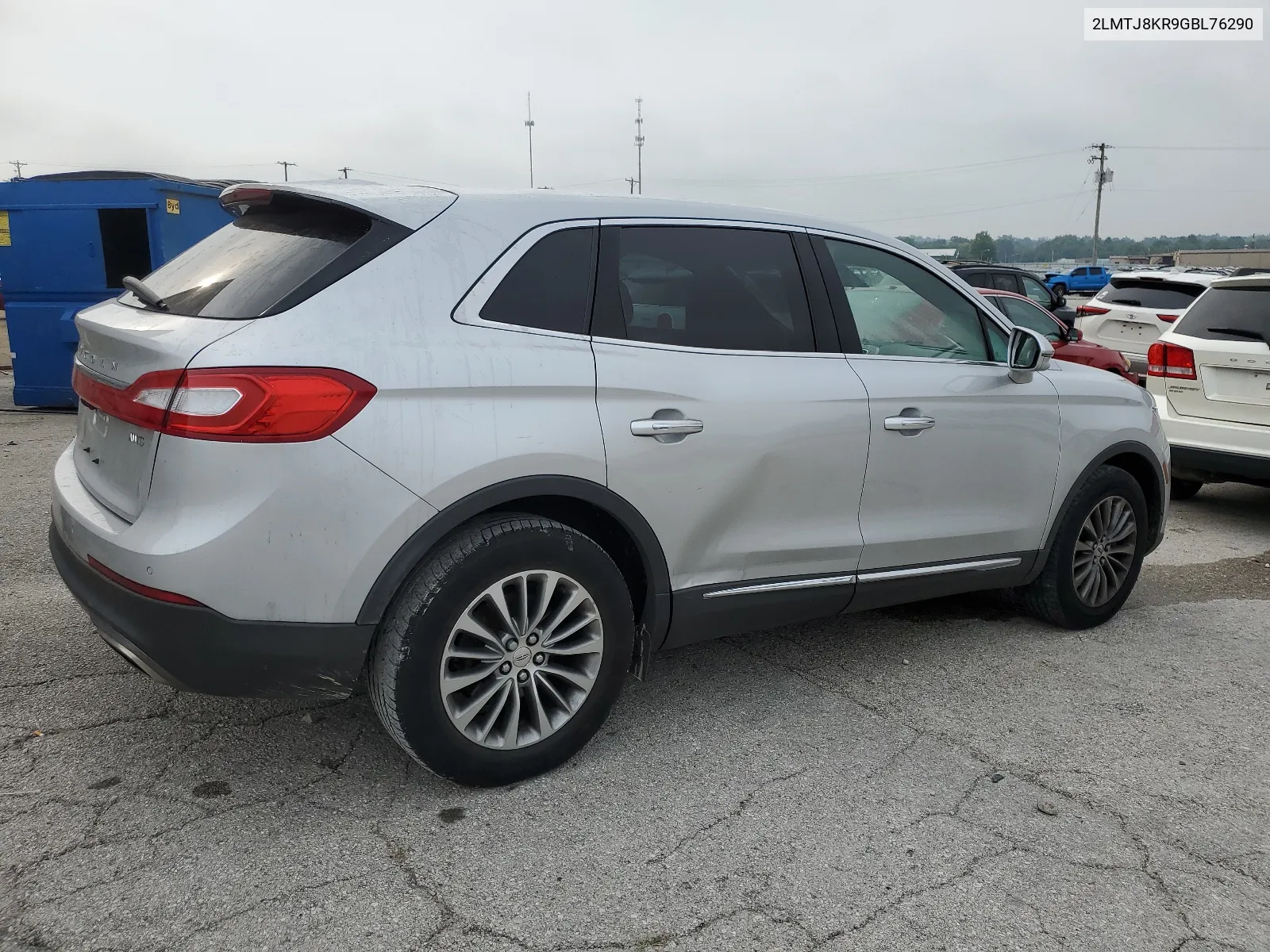 2016 Lincoln Mkx Select VIN: 2LMTJ8KR9GBL76290 Lot: 64198514