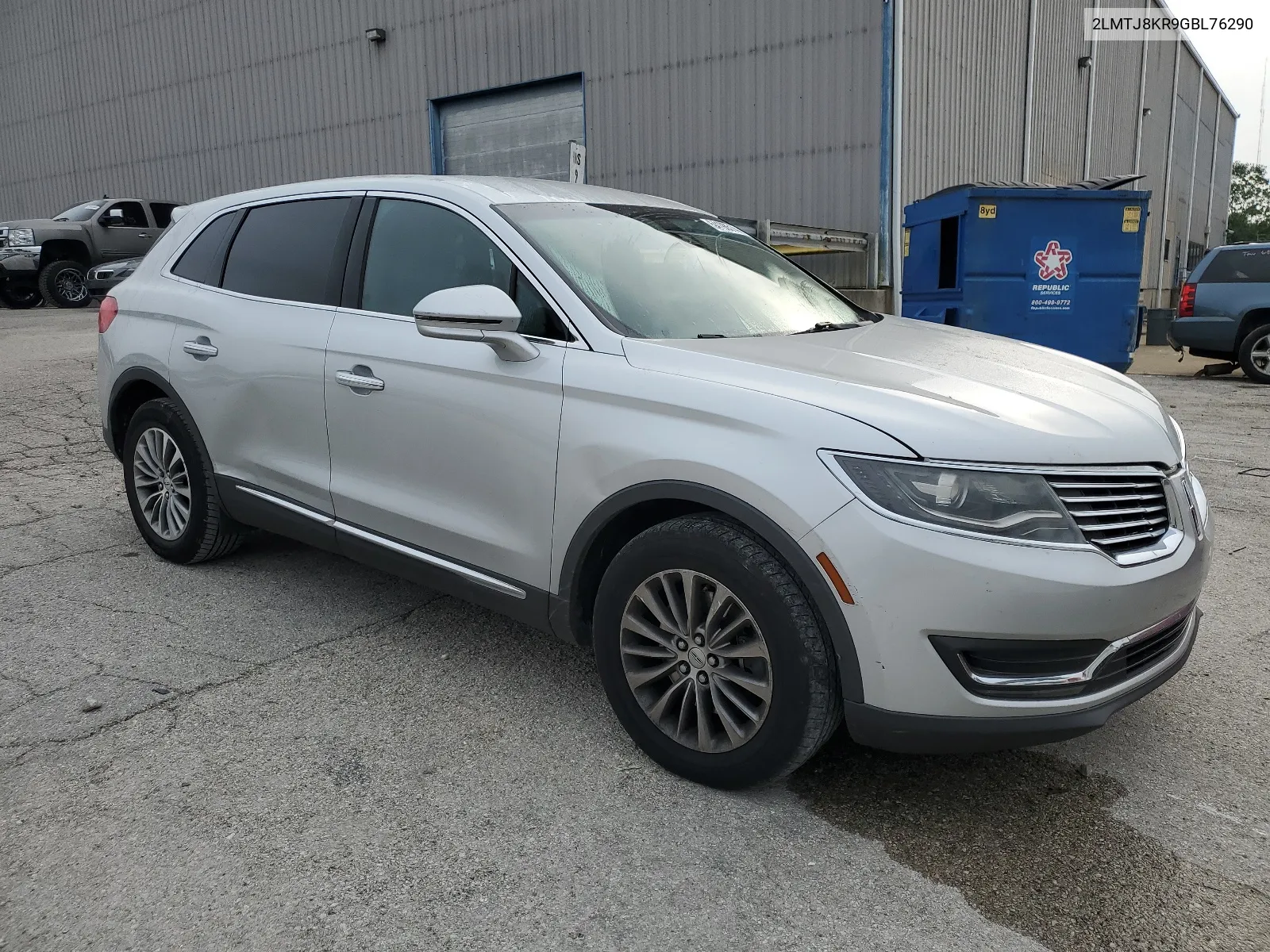 2016 Lincoln Mkx Select VIN: 2LMTJ8KR9GBL76290 Lot: 64198514