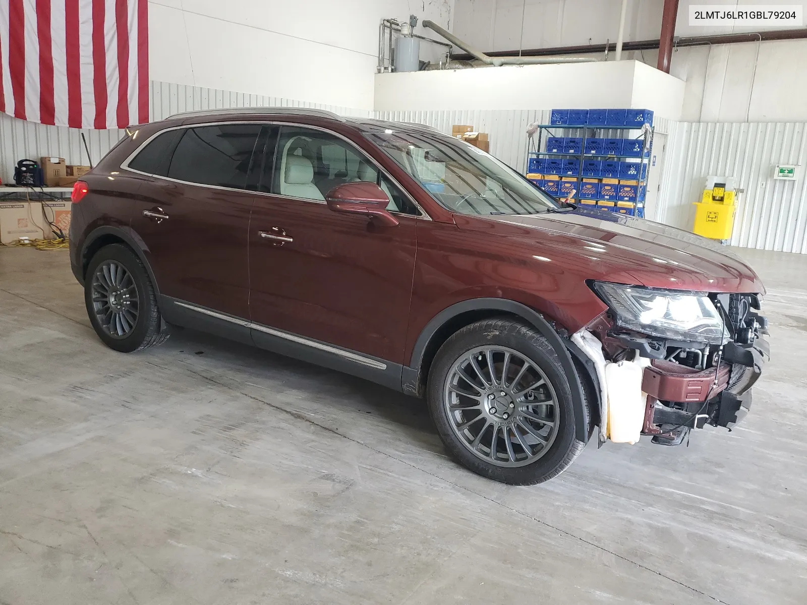 2016 Lincoln Mkx Reserve VIN: 2LMTJ6LR1GBL79204 Lot: 64209014