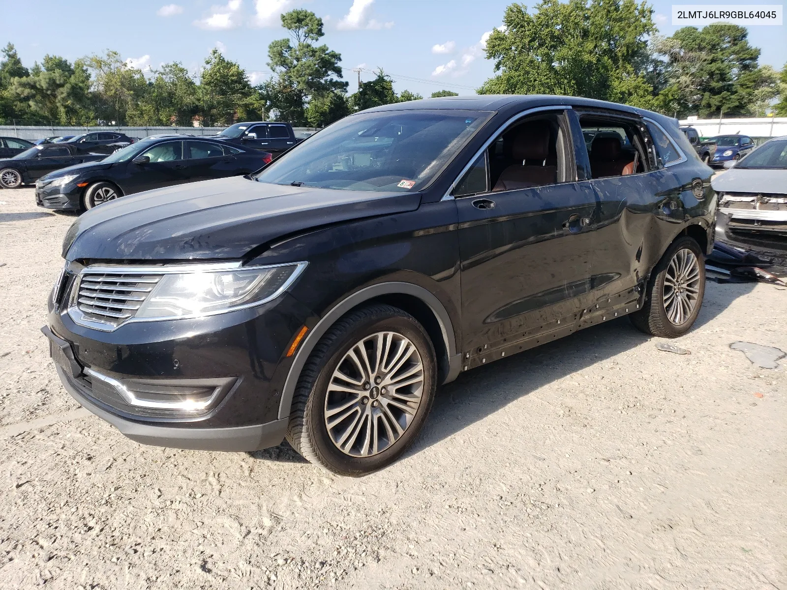 2LMTJ6LR9GBL64045 2016 Lincoln Mkx Reserve