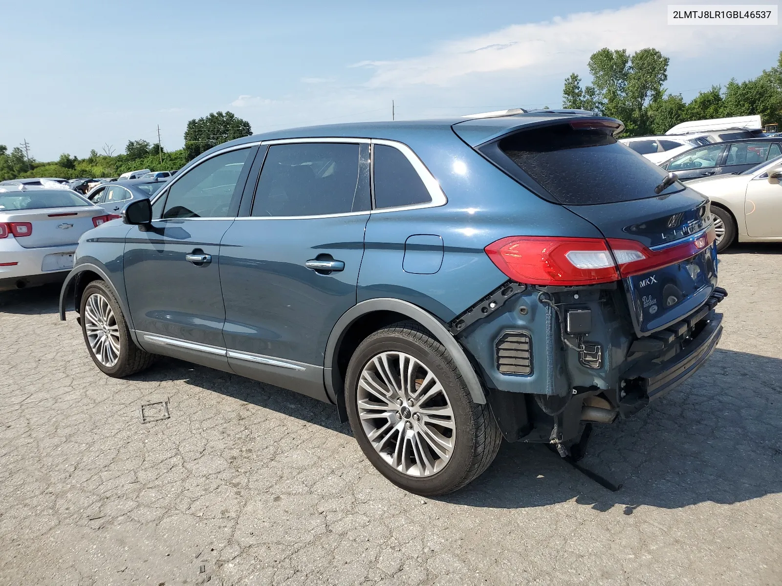 2016 Lincoln Mkx Reserve VIN: 2LMTJ8LR1GBL46537 Lot: 65393534