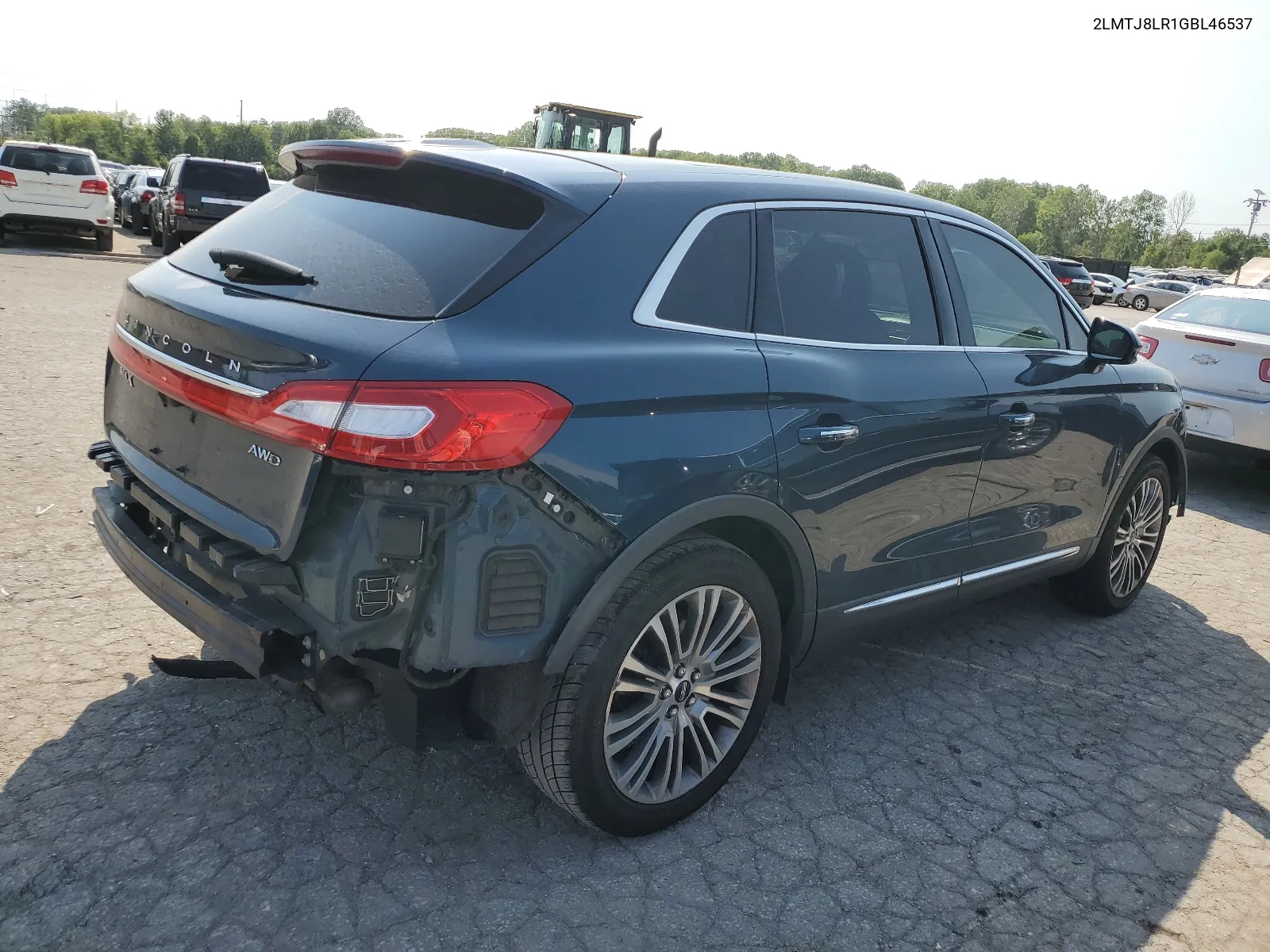 2016 Lincoln Mkx Reserve VIN: 2LMTJ8LR1GBL46537 Lot: 65393534