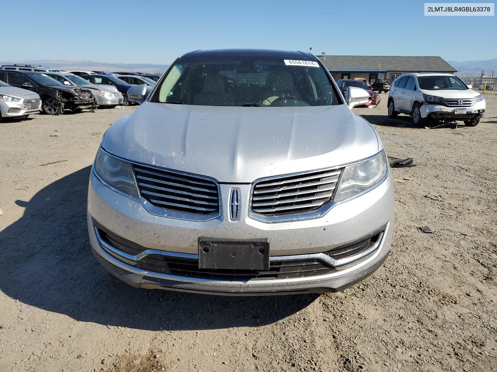 2016 Lincoln Mkx Reserve VIN: 2LMTJ8LR4GBL63378 Lot: 65561814