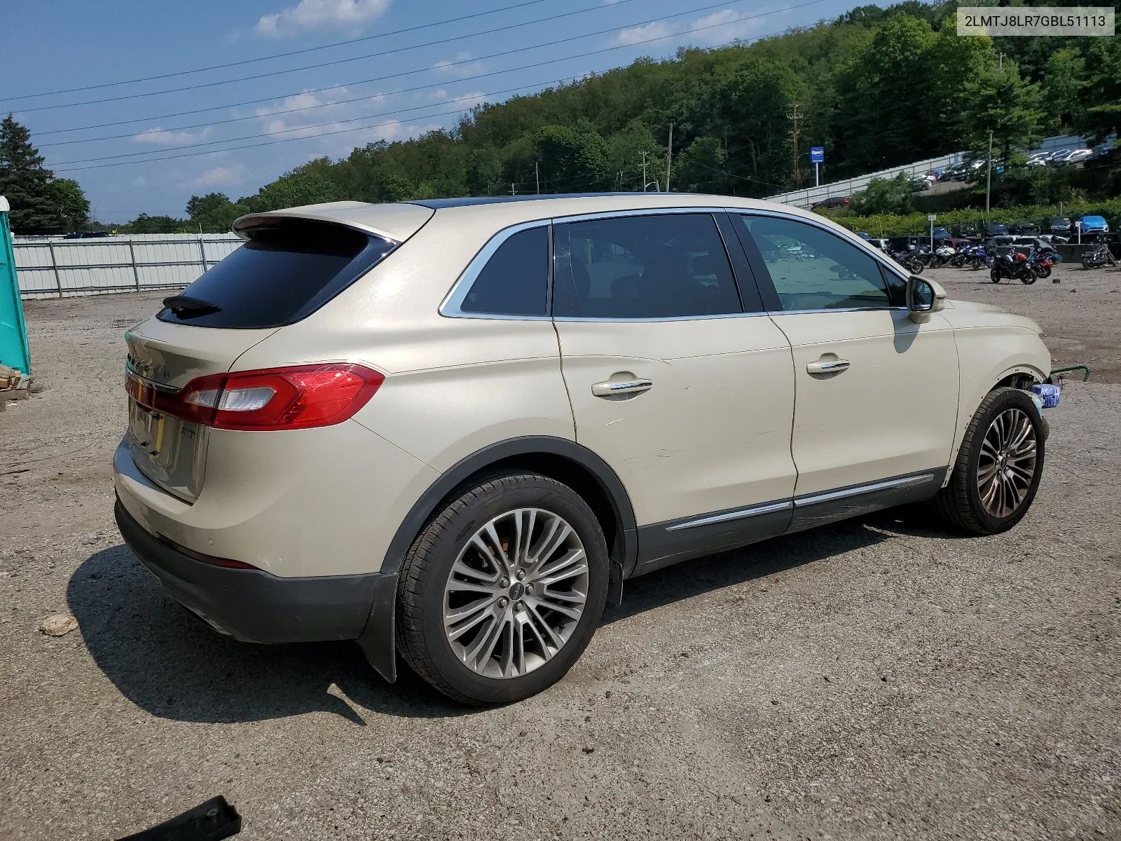 2016 Lincoln Mkx Reserve VIN: 2LMTJ8LR7GBL51113 Lot: 65619734