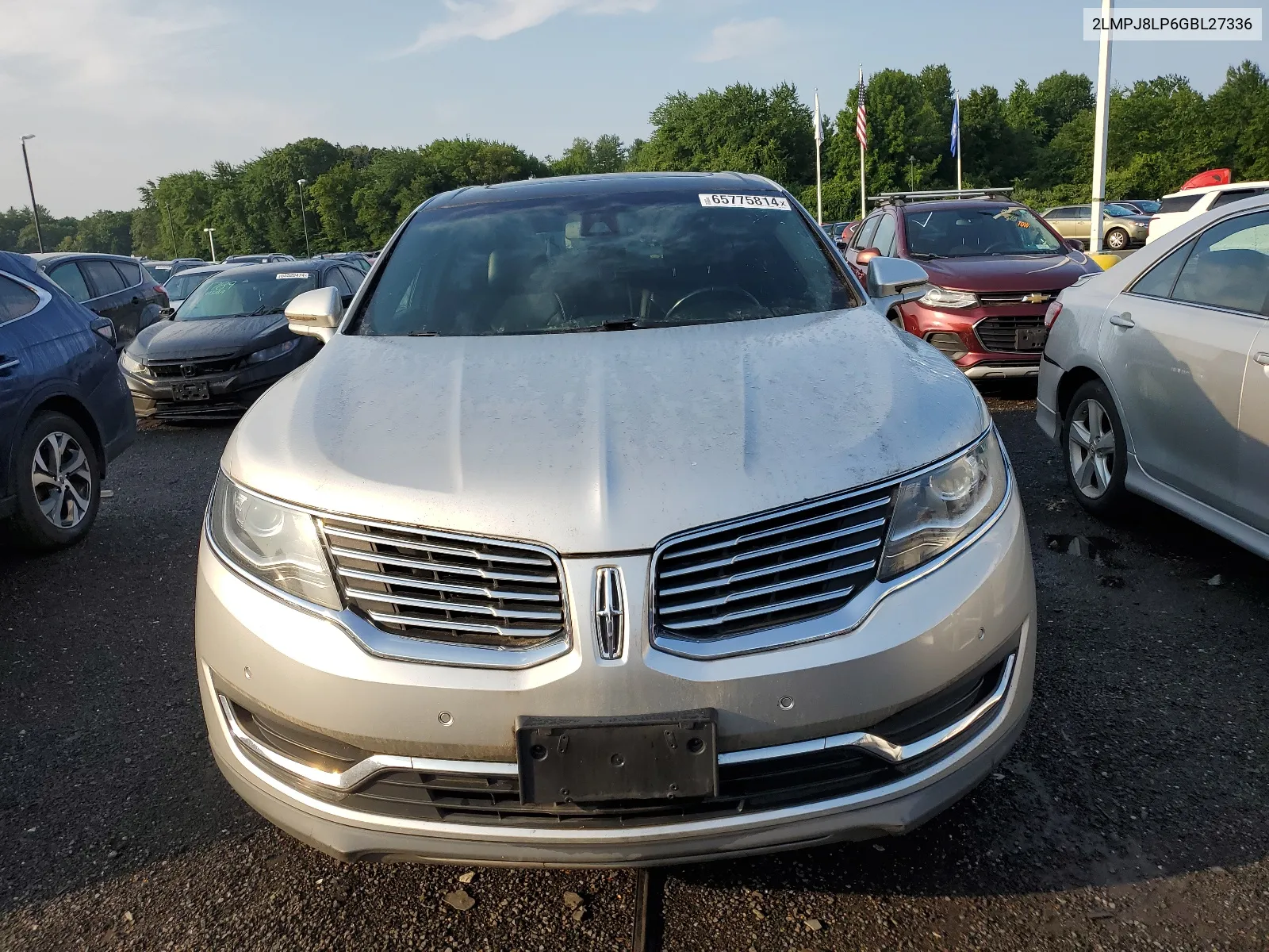 2016 Lincoln Mkx Reserve VIN: 2LMPJ8LP6GBL27336 Lot: 65775814