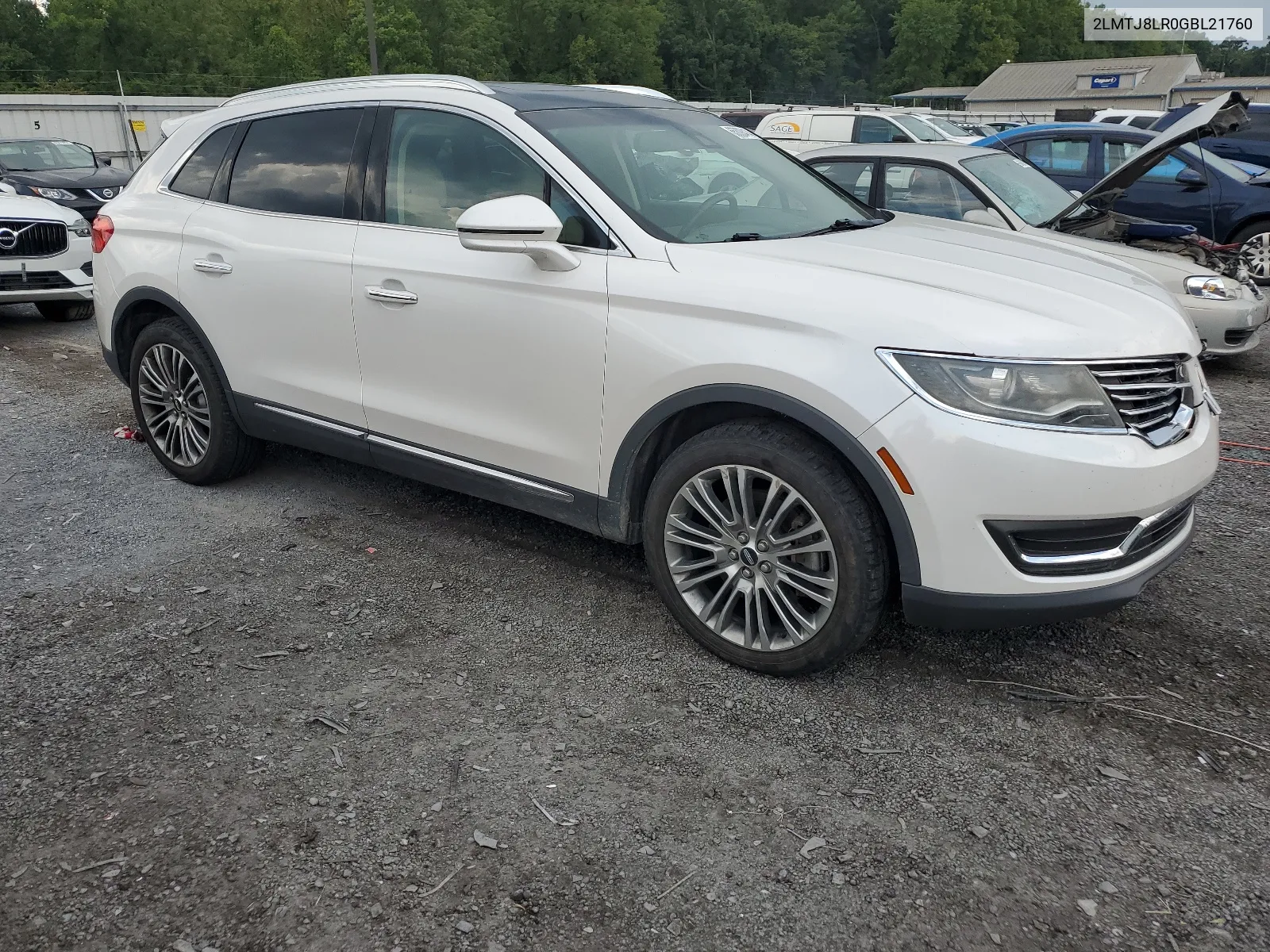 2LMTJ8LR0GBL21760 2016 Lincoln Mkx Reserve