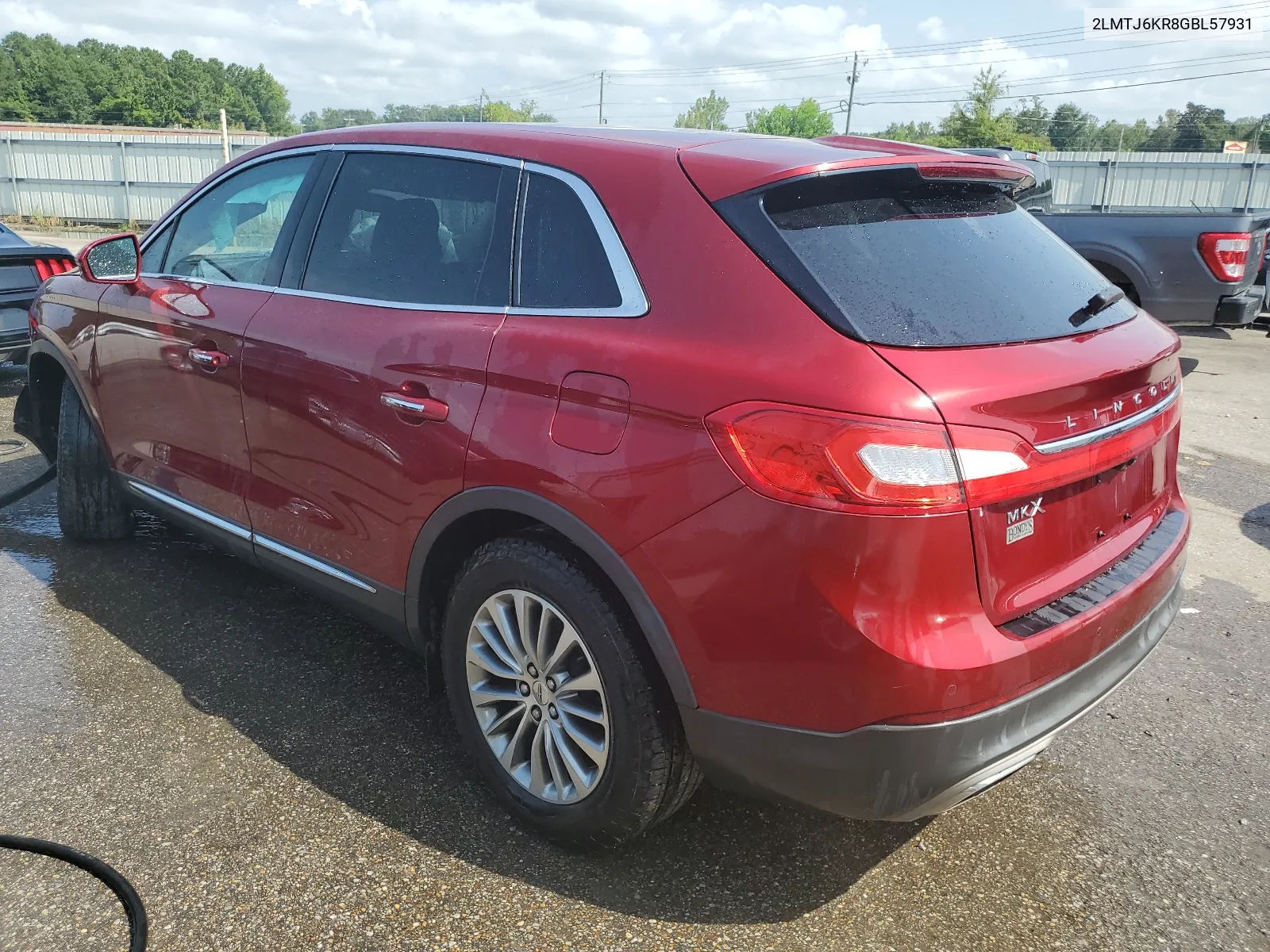 2LMTJ6KR8GBL57931 2016 Lincoln Mkx Select