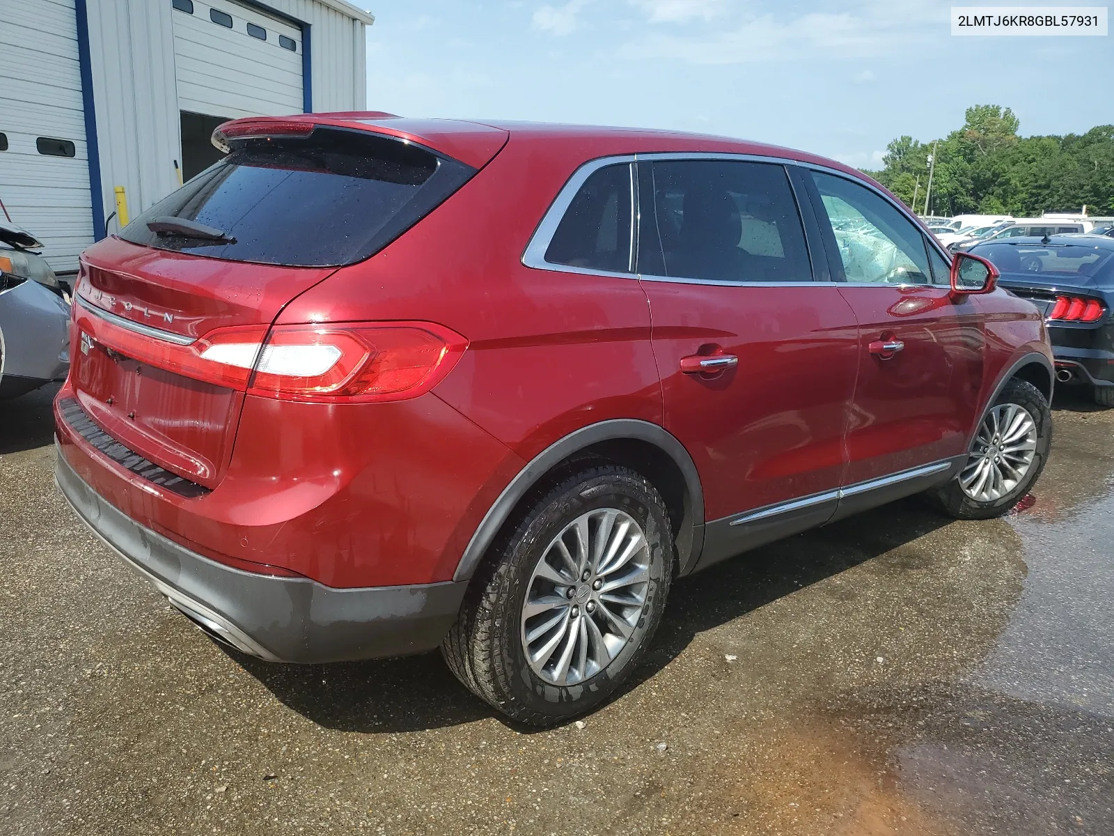 2LMTJ6KR8GBL57931 2016 Lincoln Mkx Select