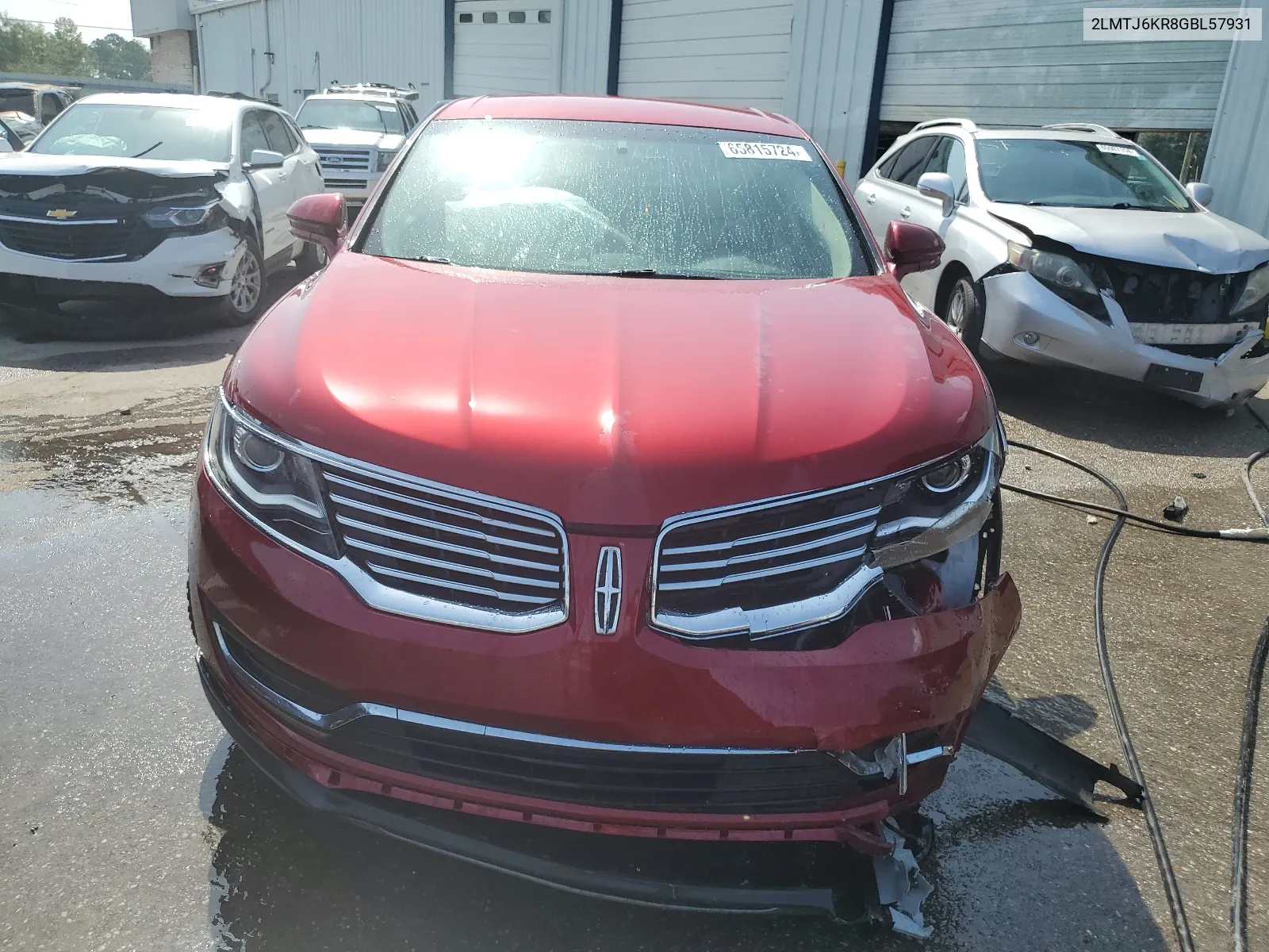 2LMTJ6KR8GBL57931 2016 Lincoln Mkx Select