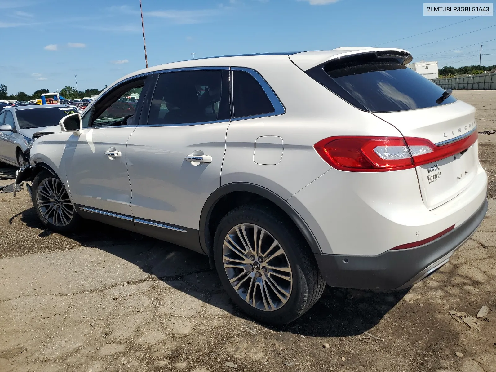 2LMTJ8LR3GBL51643 2016 Lincoln Mkx Reserve