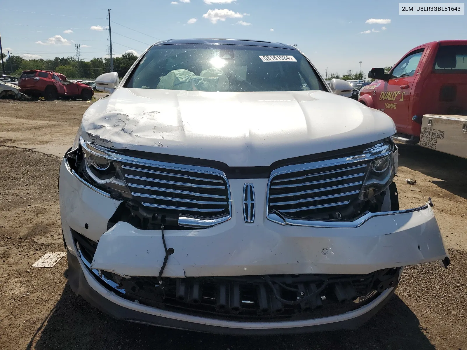 2LMTJ8LR3GBL51643 2016 Lincoln Mkx Reserve