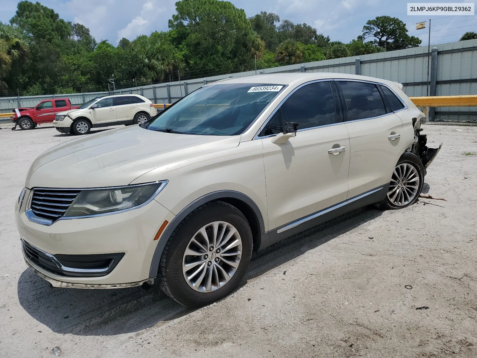 2LMPJ6KP9GBL29362 2016 Lincoln Mkx Select