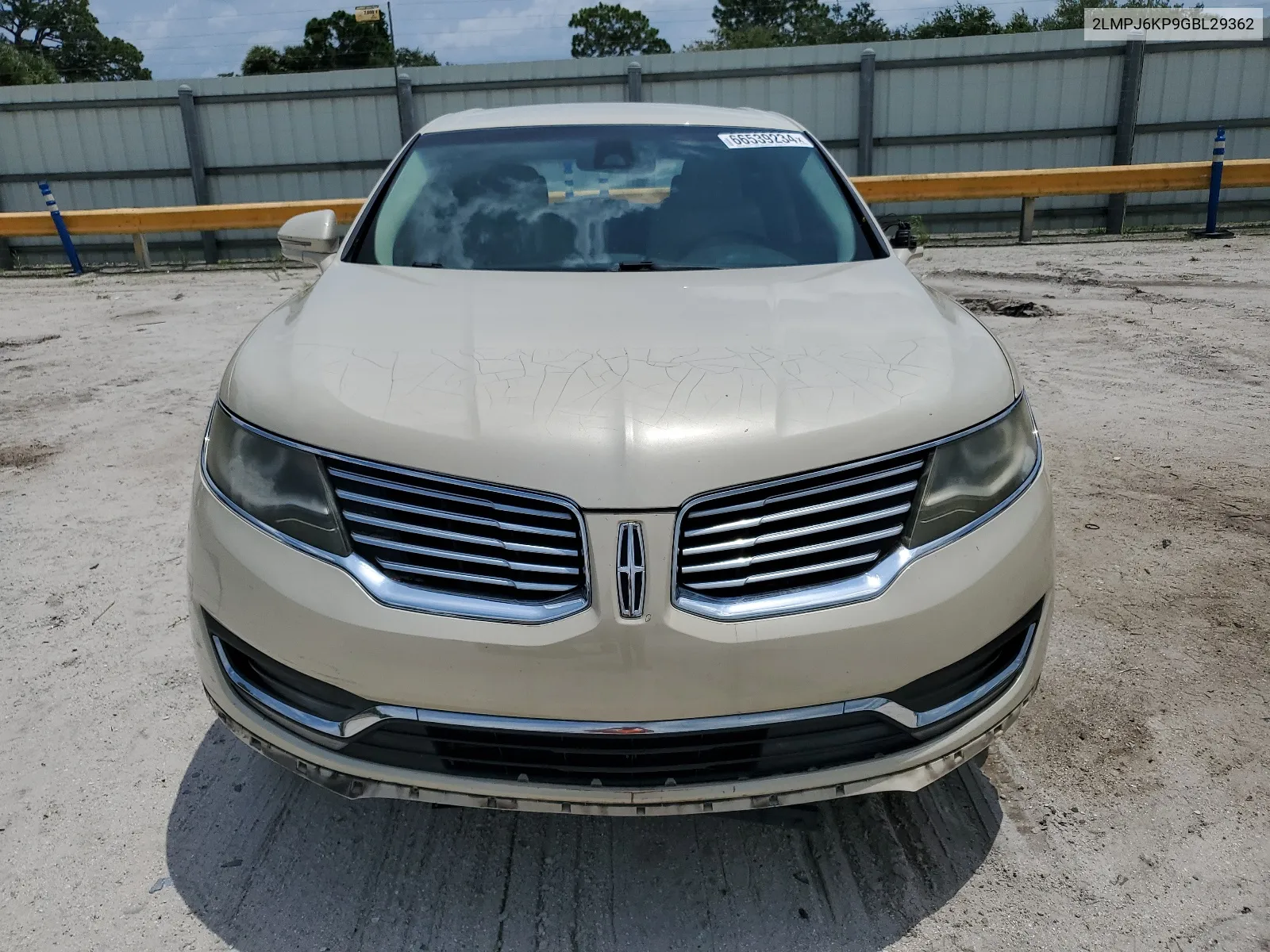 2016 Lincoln Mkx Select VIN: 2LMPJ6KP9GBL29362 Lot: 66539234