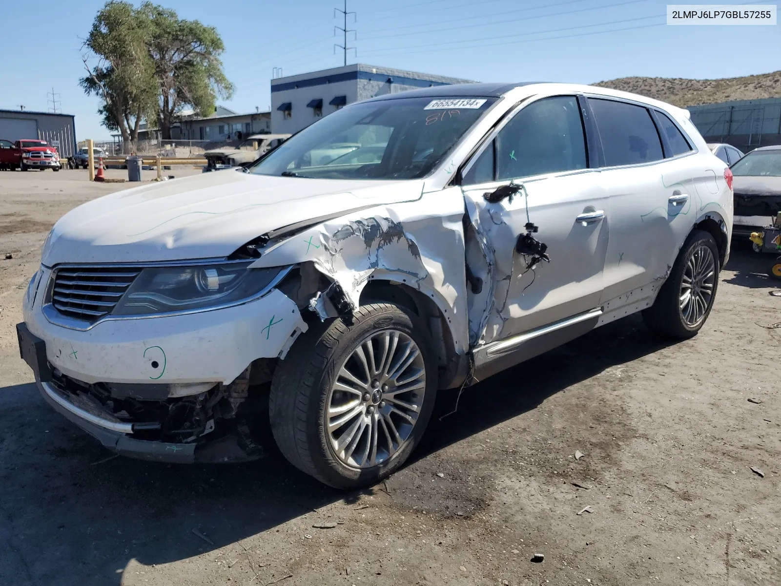 2LMPJ6LP7GBL57255 2016 Lincoln Mkx Reserve