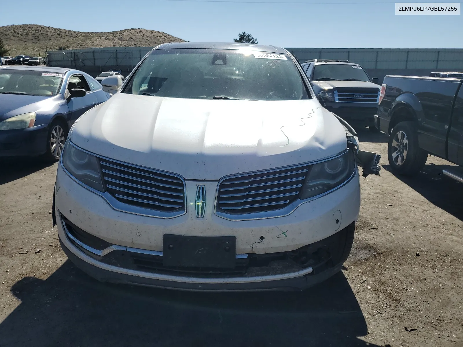 2016 Lincoln Mkx Reserve VIN: 2LMPJ6LP7GBL57255 Lot: 66554134