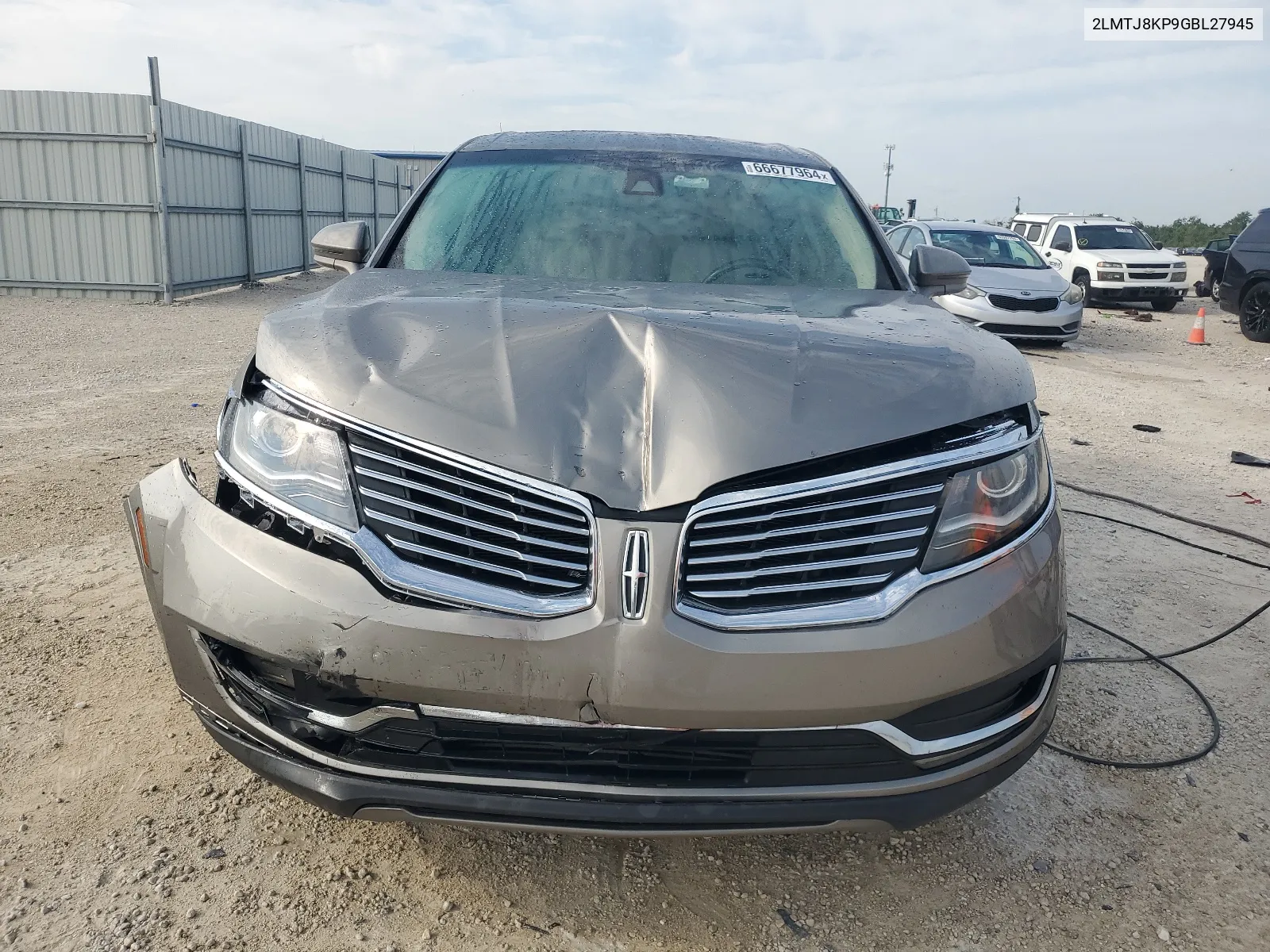 2LMTJ8KP9GBL27945 2016 Lincoln Mkx Select