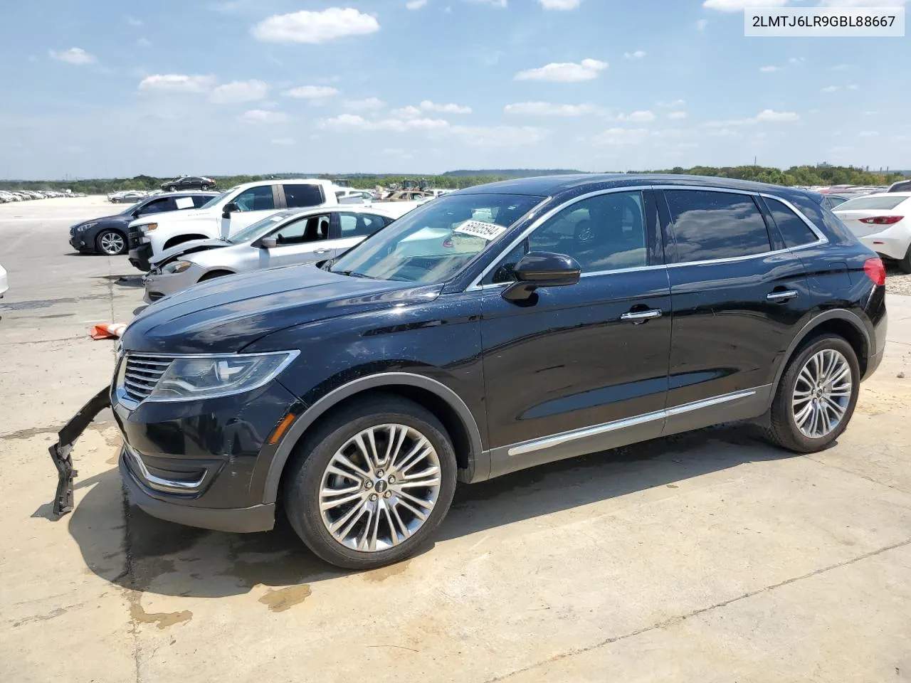 2016 Lincoln Mkx Reserve VIN: 2LMTJ6LR9GBL88667 Lot: 66905594