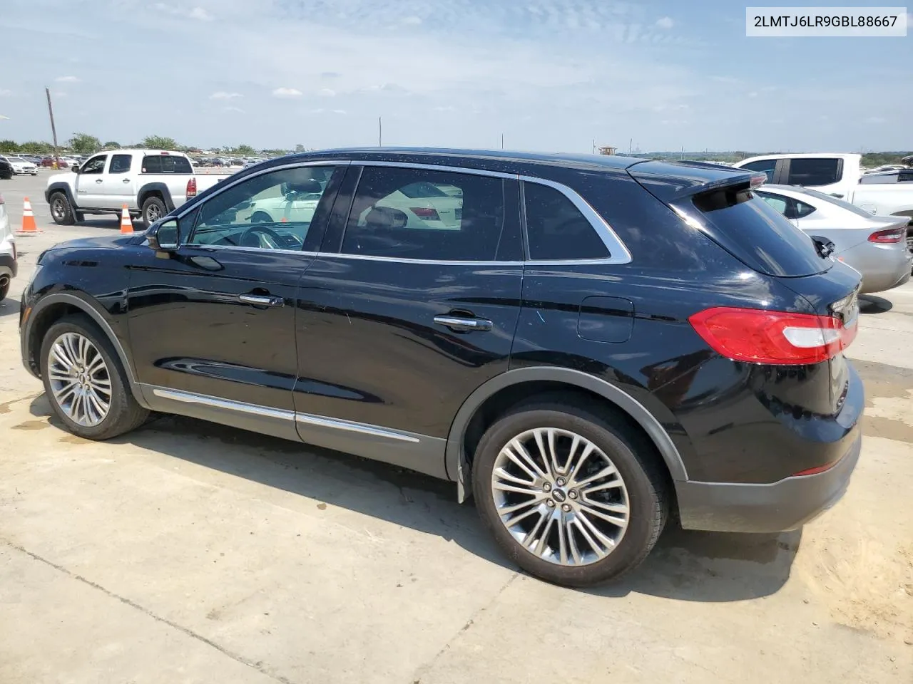 2016 Lincoln Mkx Reserve VIN: 2LMTJ6LR9GBL88667 Lot: 66905594