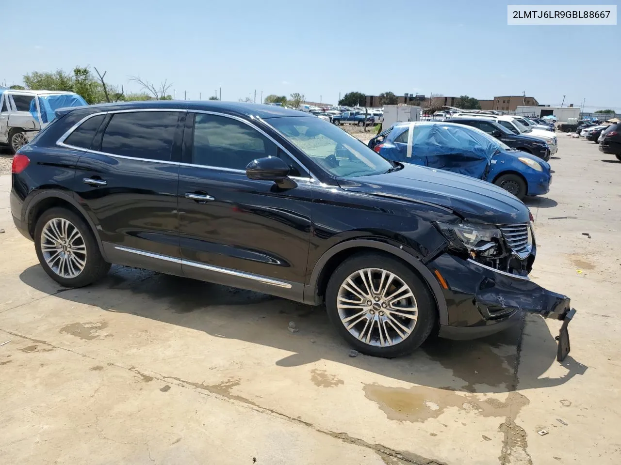 2016 Lincoln Mkx Reserve VIN: 2LMTJ6LR9GBL88667 Lot: 66905594