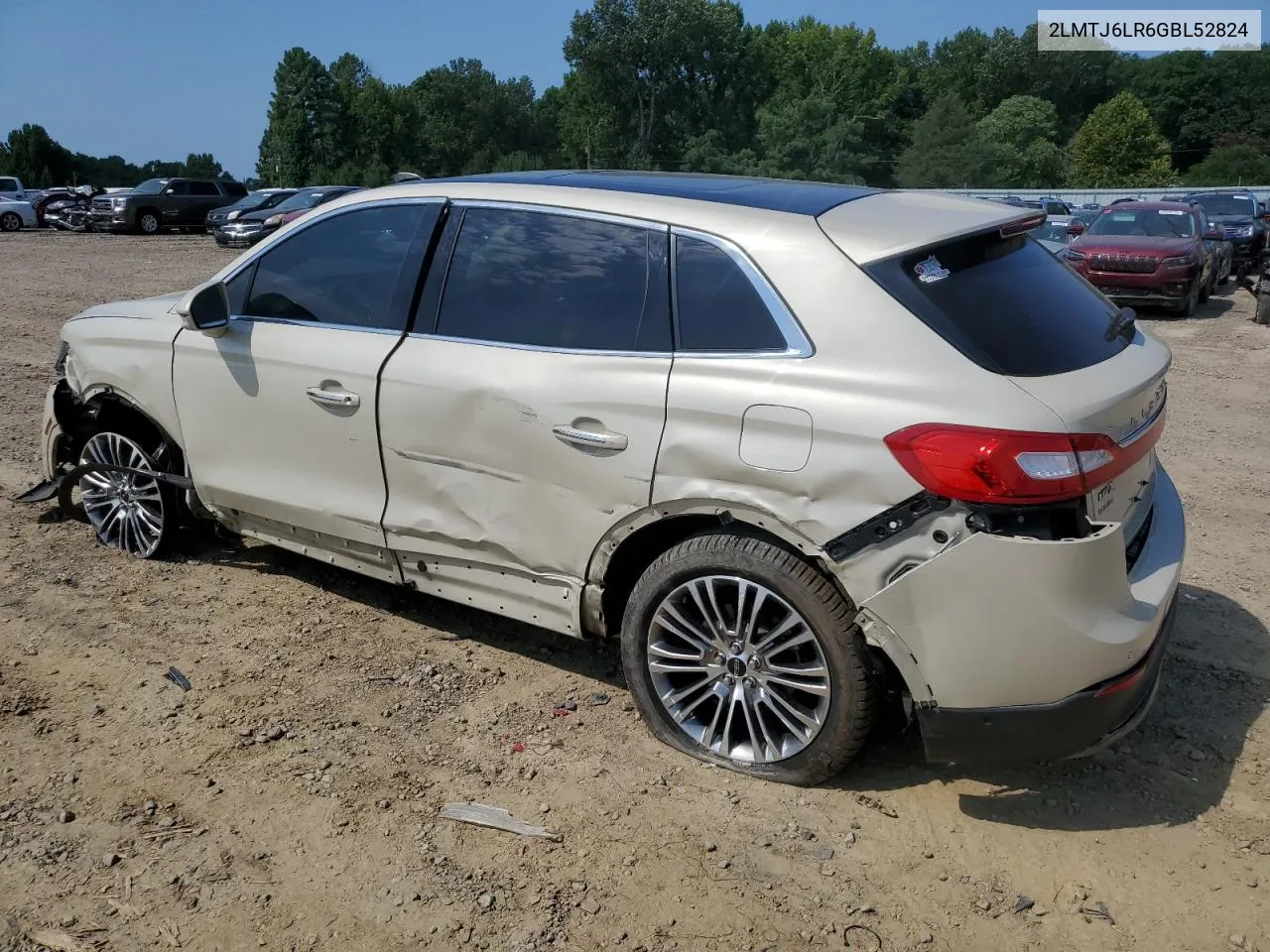 2LMTJ6LR6GBL52824 2016 Lincoln Mkx Reserve