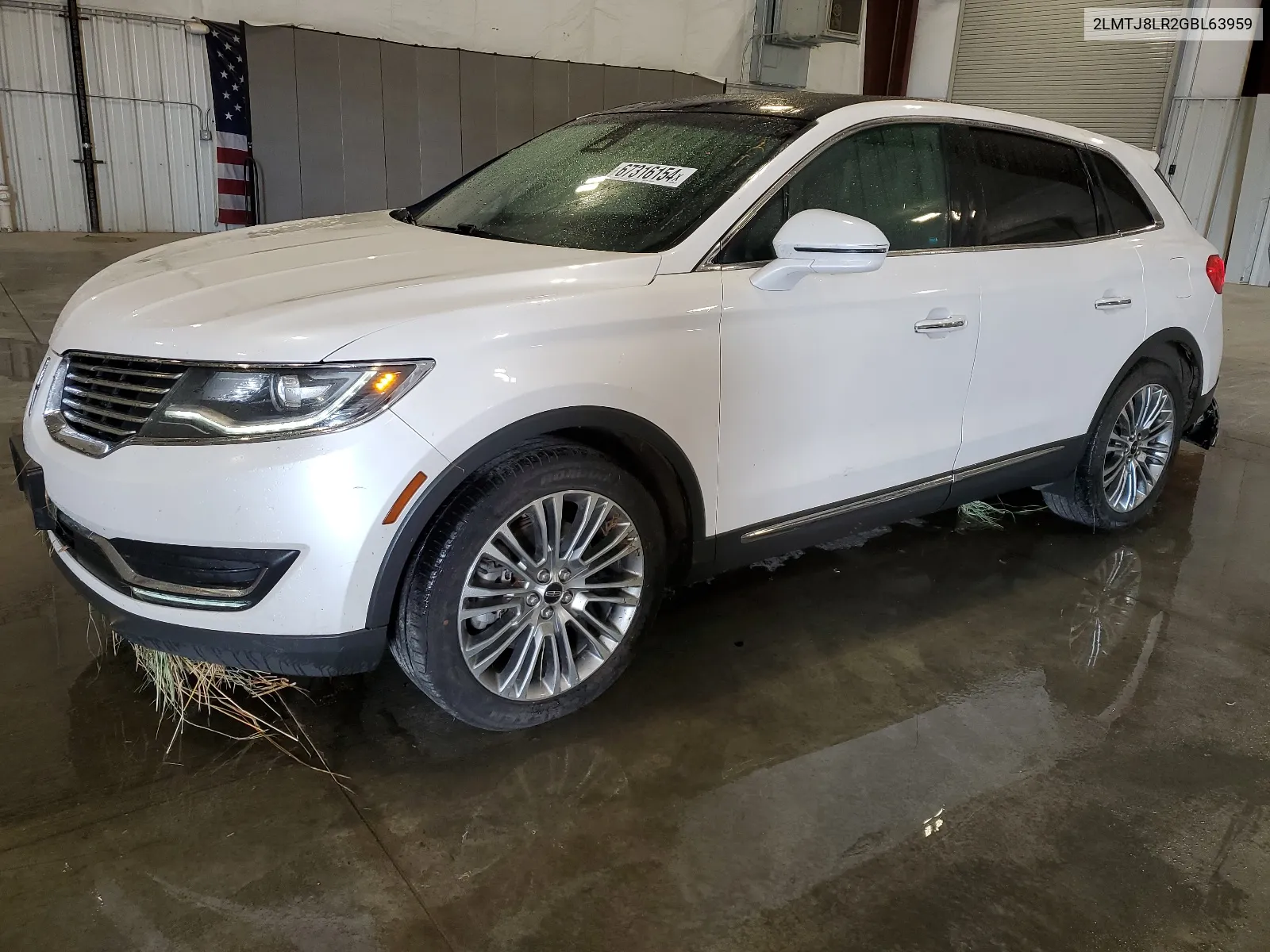 2016 Lincoln Mkx Reserve VIN: 2LMTJ8LR2GBL63959 Lot: 67316154