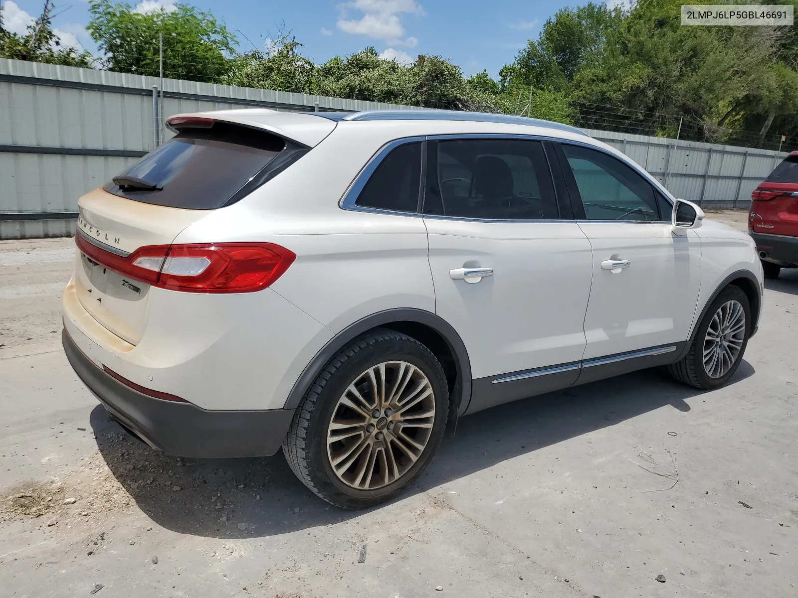 2016 Lincoln Mkx Reserve VIN: 2LMPJ6LP5GBL46691 Lot: 67337324