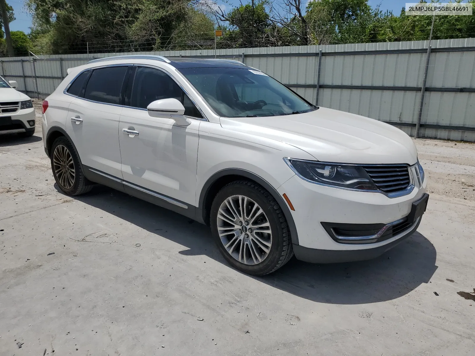 2LMPJ6LP5GBL46691 2016 Lincoln Mkx Reserve