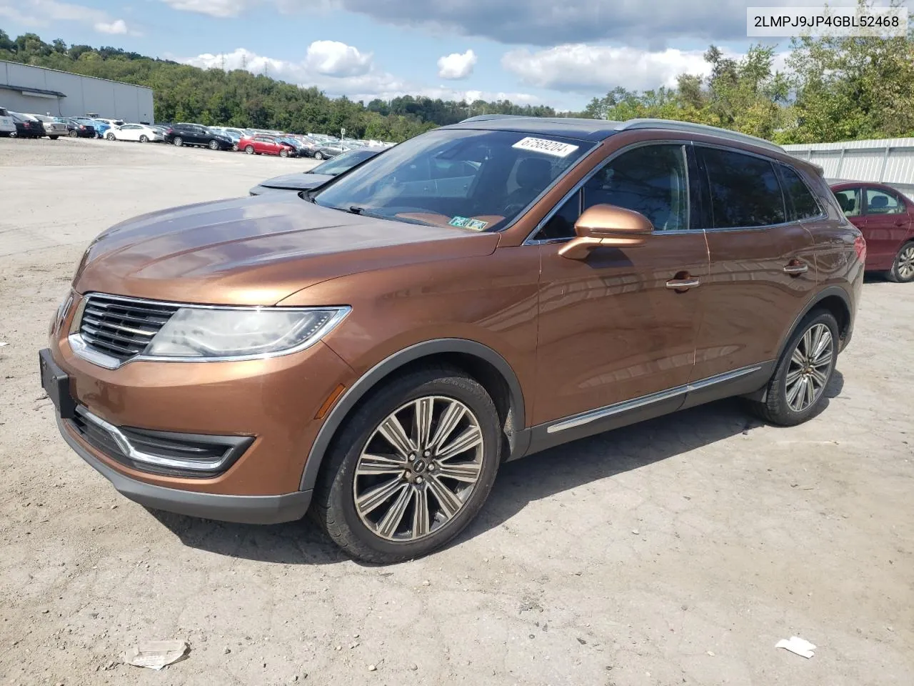 2LMPJ9JP4GBL52468 2016 Lincoln Mkx Black Label