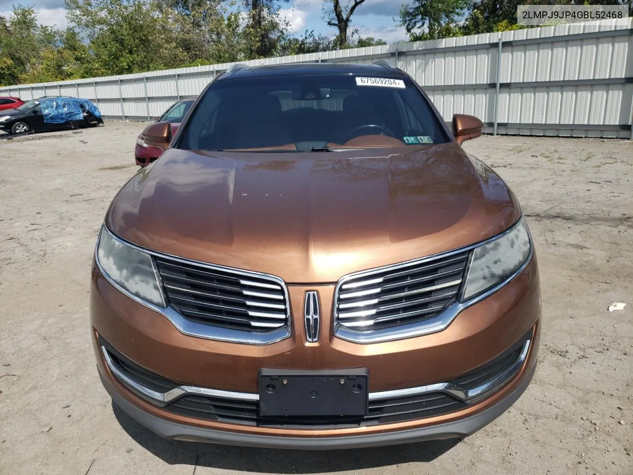 2LMPJ9JP4GBL52468 2016 Lincoln Mkx Black Label