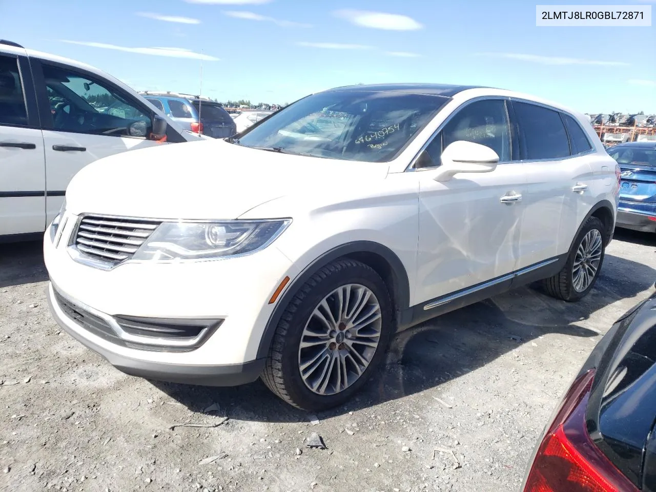 2016 Lincoln Mkx Reserve VIN: 2LMTJ8LR0GBL72871 Lot: 67640754