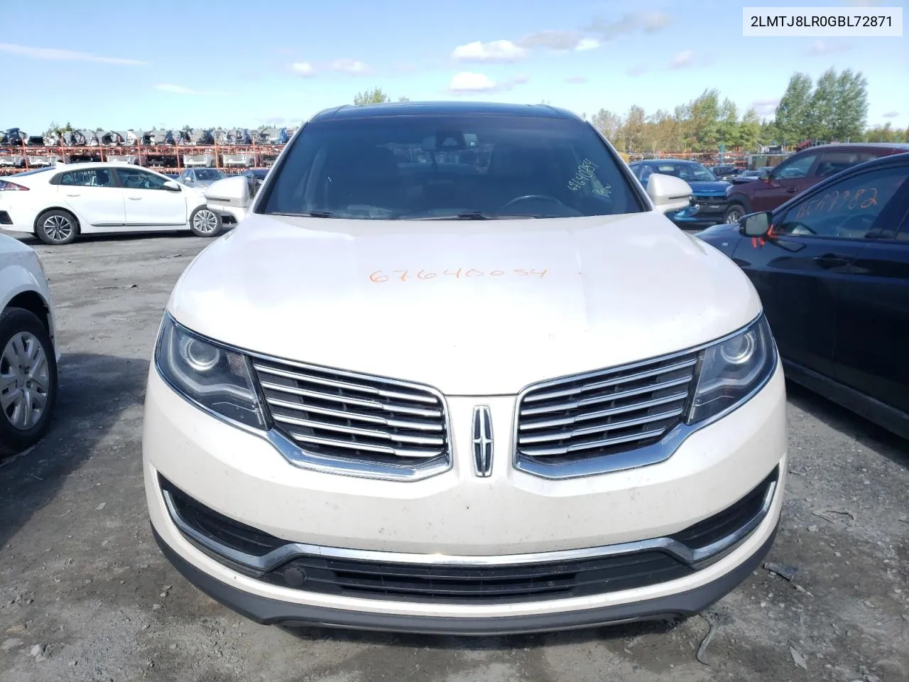 2016 Lincoln Mkx Reserve VIN: 2LMTJ8LR0GBL72871 Lot: 67640754