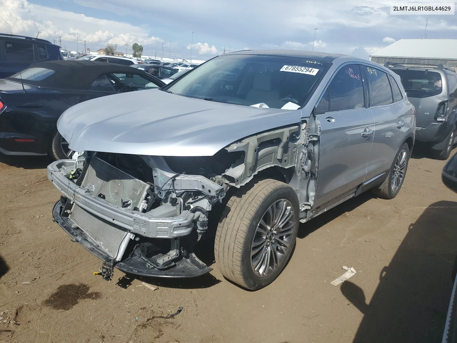 2LMTJ6LR1GBL44629 2016 Lincoln Mkx Reserve