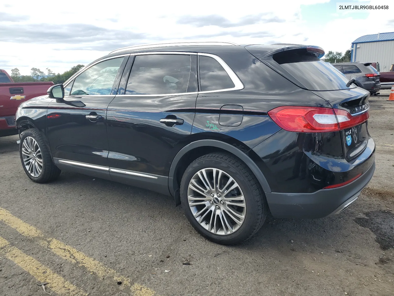 2016 Lincoln Mkx Reserve VIN: 2LMTJ8LR9GBL60458 Lot: 68007464