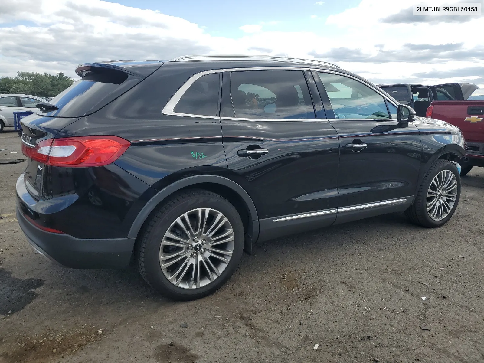 2016 Lincoln Mkx Reserve VIN: 2LMTJ8LR9GBL60458 Lot: 68007464