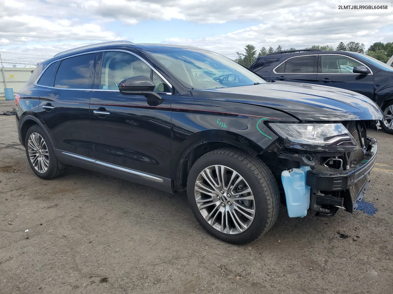 2016 Lincoln Mkx Reserve VIN: 2LMTJ8LR9GBL60458 Lot: 68007464