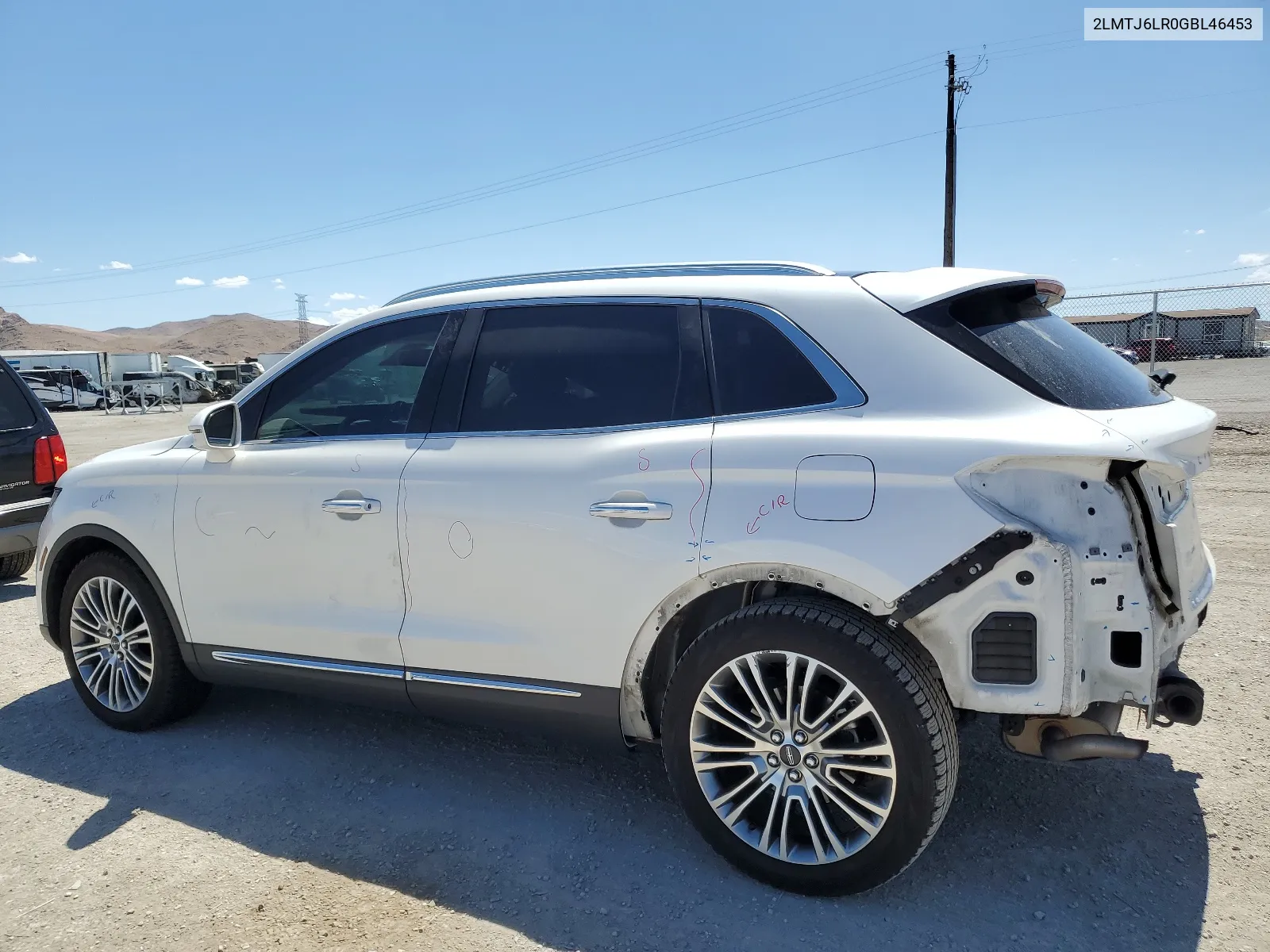 2016 Lincoln Mkx Reserve VIN: 2LMTJ6LR0GBL46453 Lot: 68009704