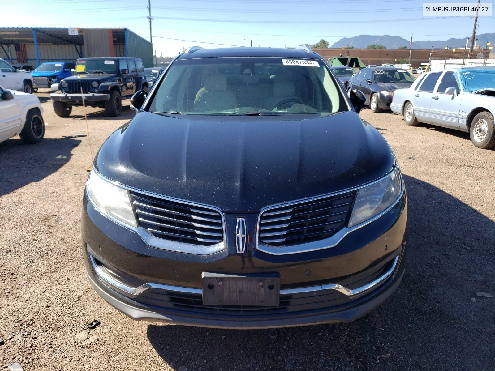 2LMPJ9JP3GBL46127 2016 Lincoln Mkx Black Label