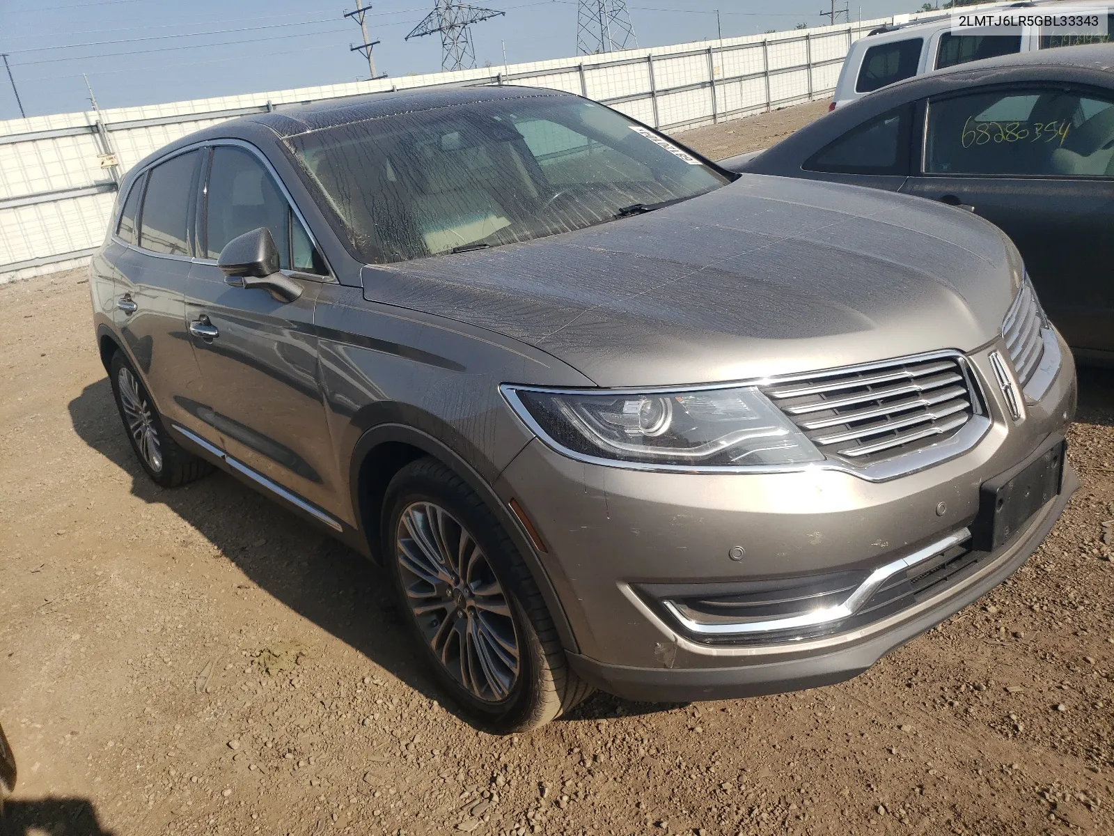 2016 Lincoln Mkx Reserve VIN: 2LMTJ6LR5GBL33343 Lot: 68120104