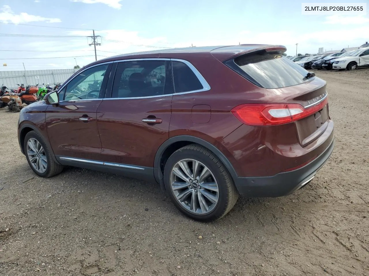 2LMTJ8LP2GBL27655 2016 Lincoln Mkx Reserve