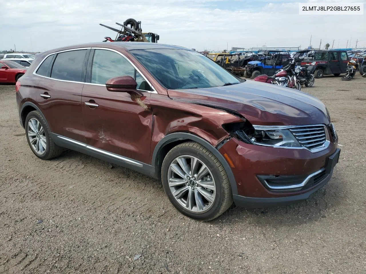 2LMTJ8LP2GBL27655 2016 Lincoln Mkx Reserve