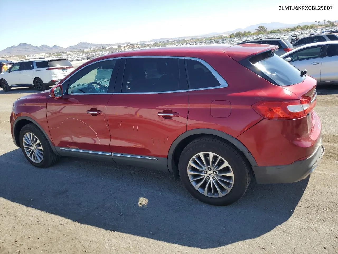 2LMTJ6KRXGBL29807 2016 Lincoln Mkx Select