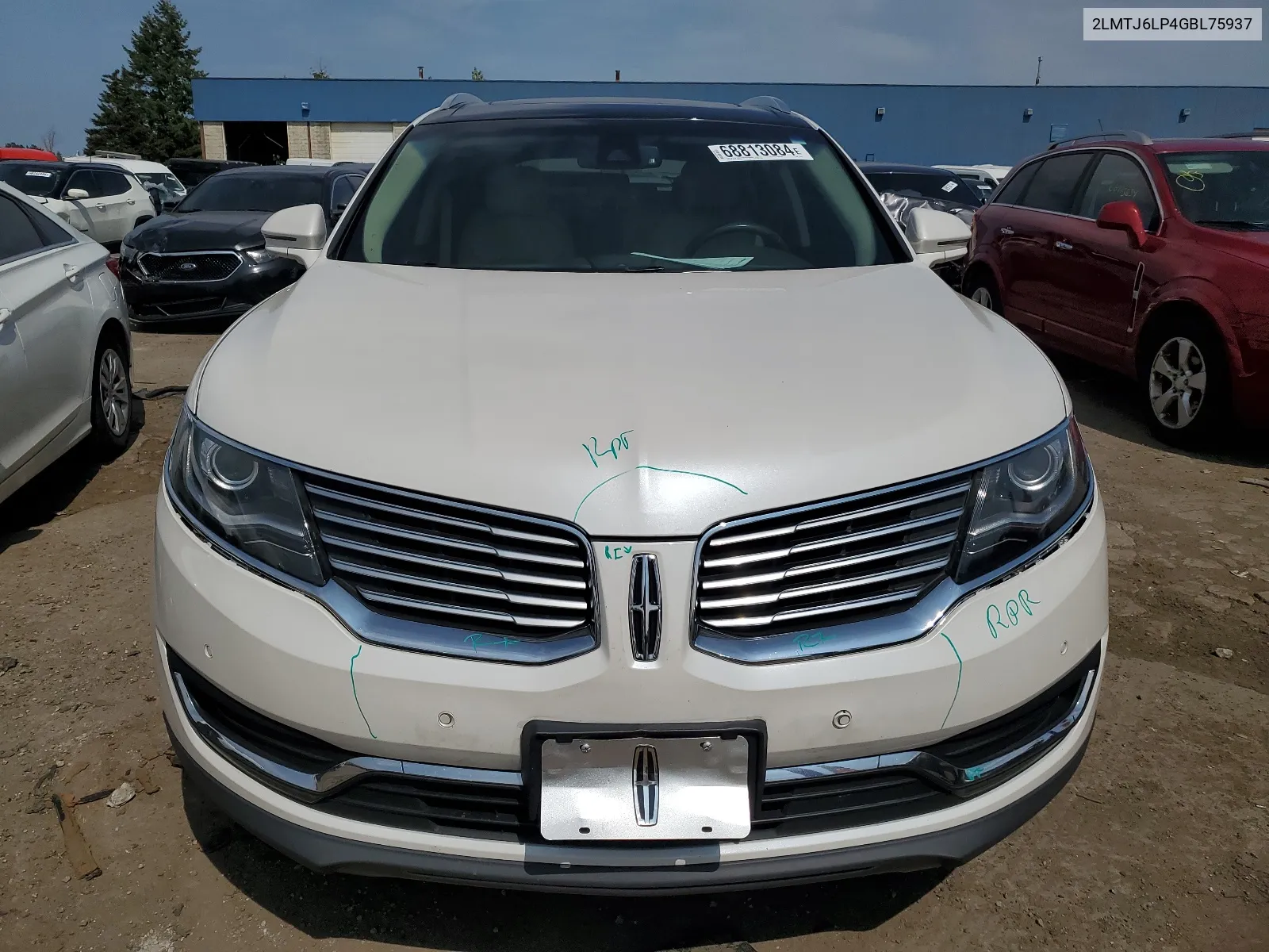 2LMTJ6LP4GBL75937 2016 Lincoln Mkx Reserve