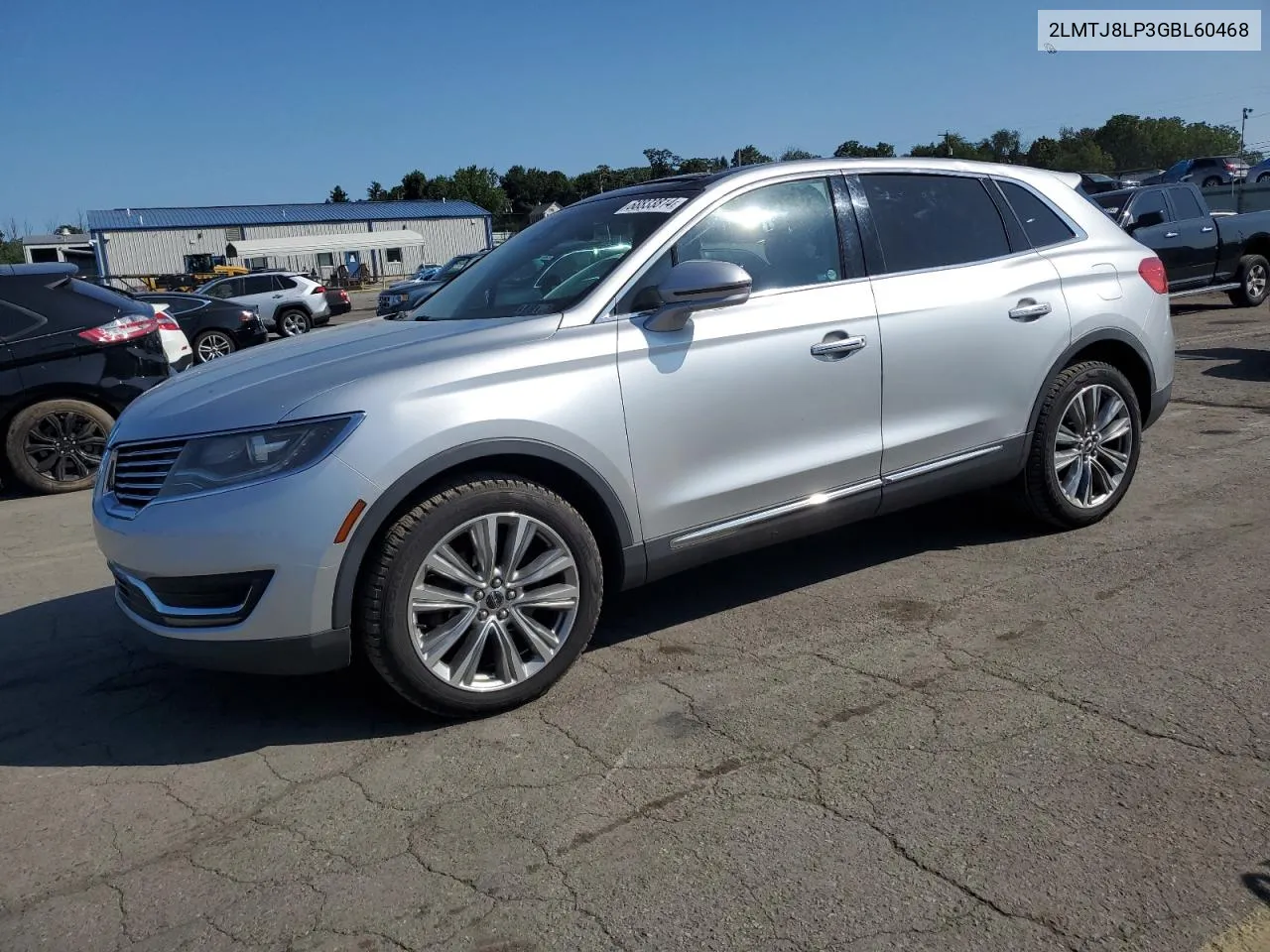 2016 Lincoln Mkx Reserve VIN: 2LMTJ8LP3GBL60468 Lot: 68833814