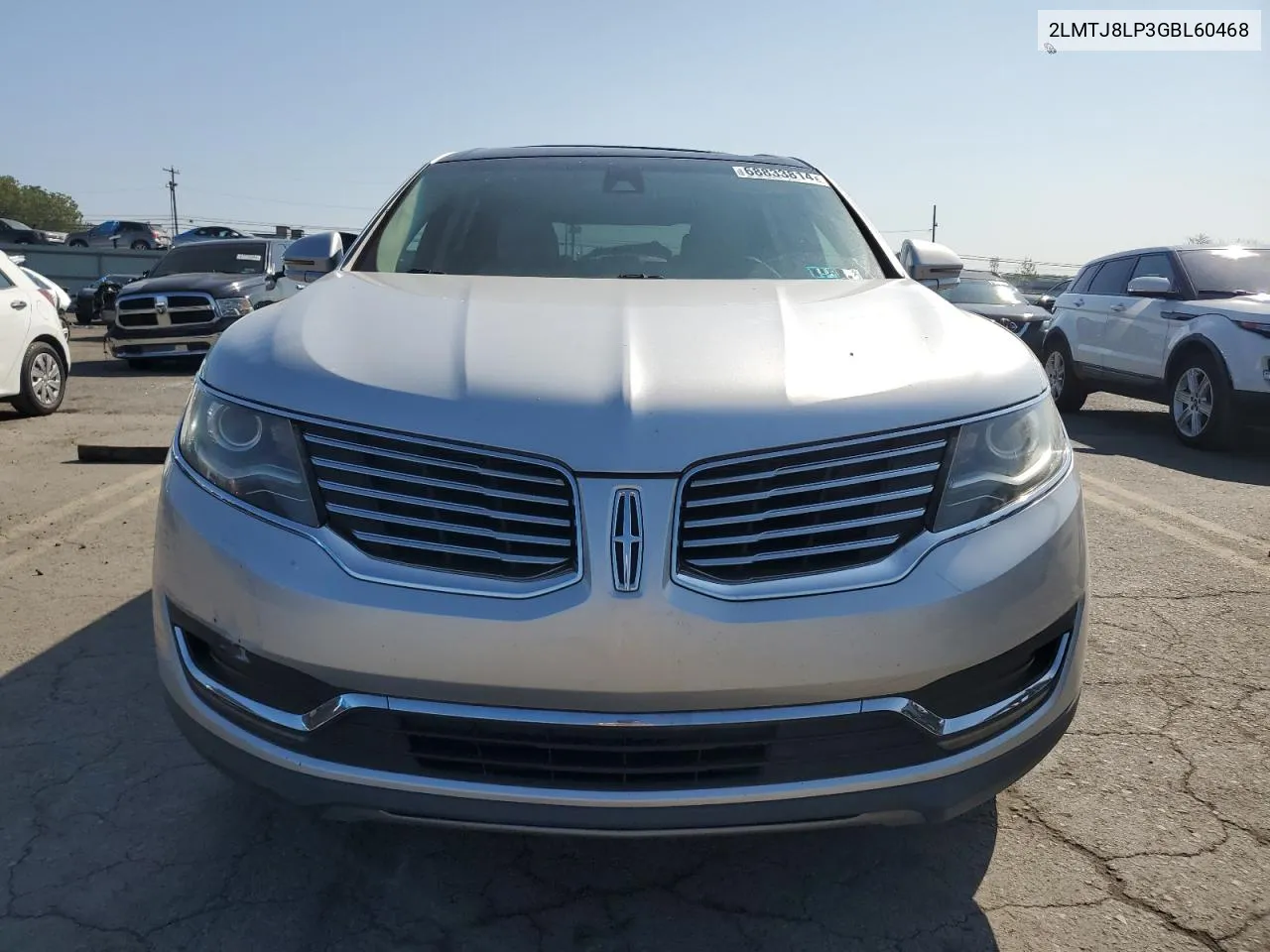 2016 Lincoln Mkx Reserve VIN: 2LMTJ8LP3GBL60468 Lot: 68833814