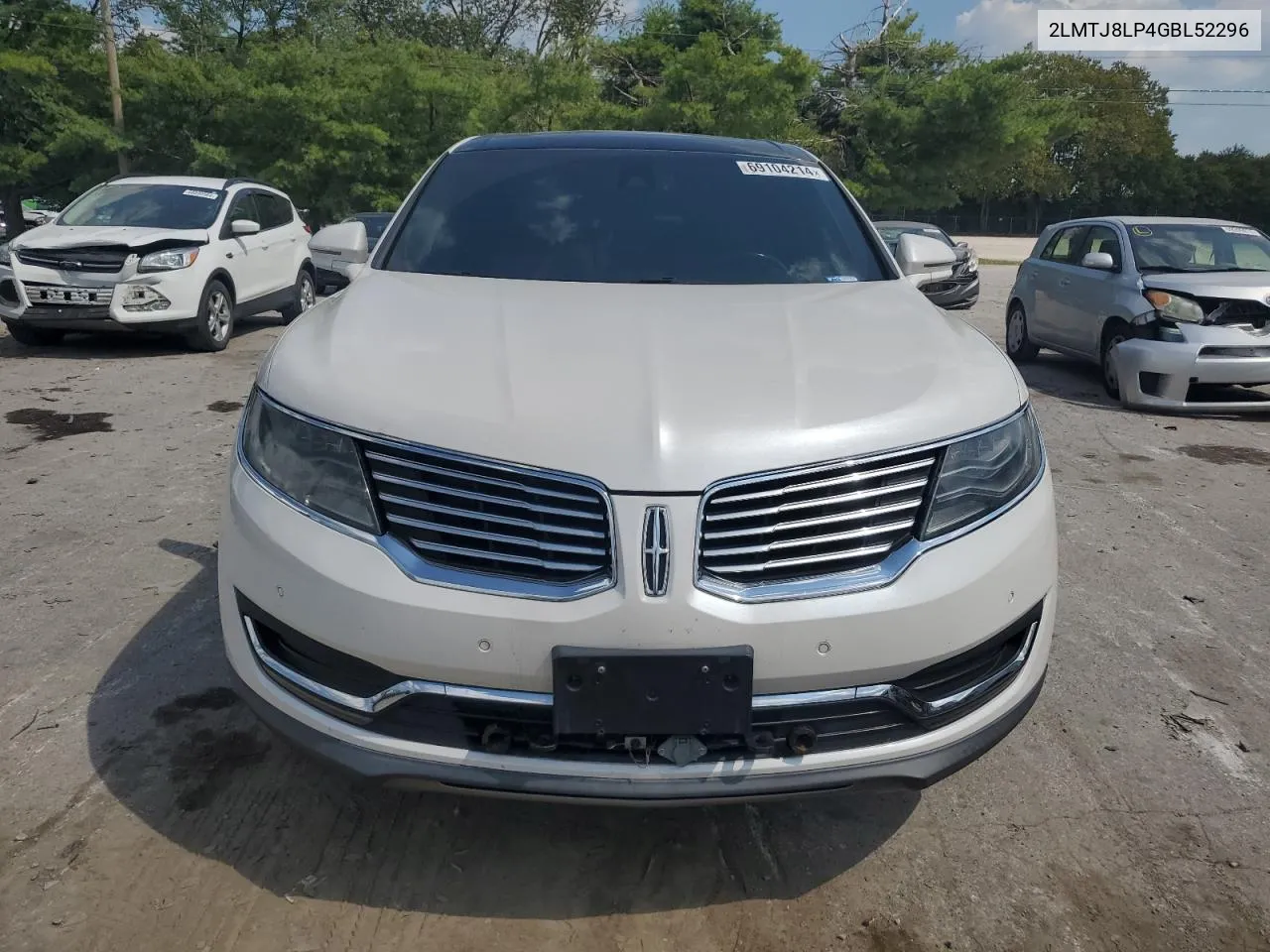 2016 Lincoln Mkx Reserve VIN: 2LMTJ8LP4GBL52296 Lot: 69104214