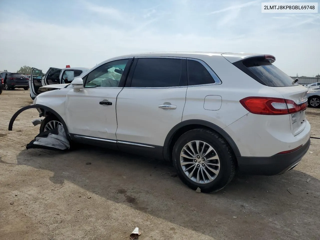 2016 Lincoln Mkx Select VIN: 2LMTJ8KP8GBL69748 Lot: 69510744