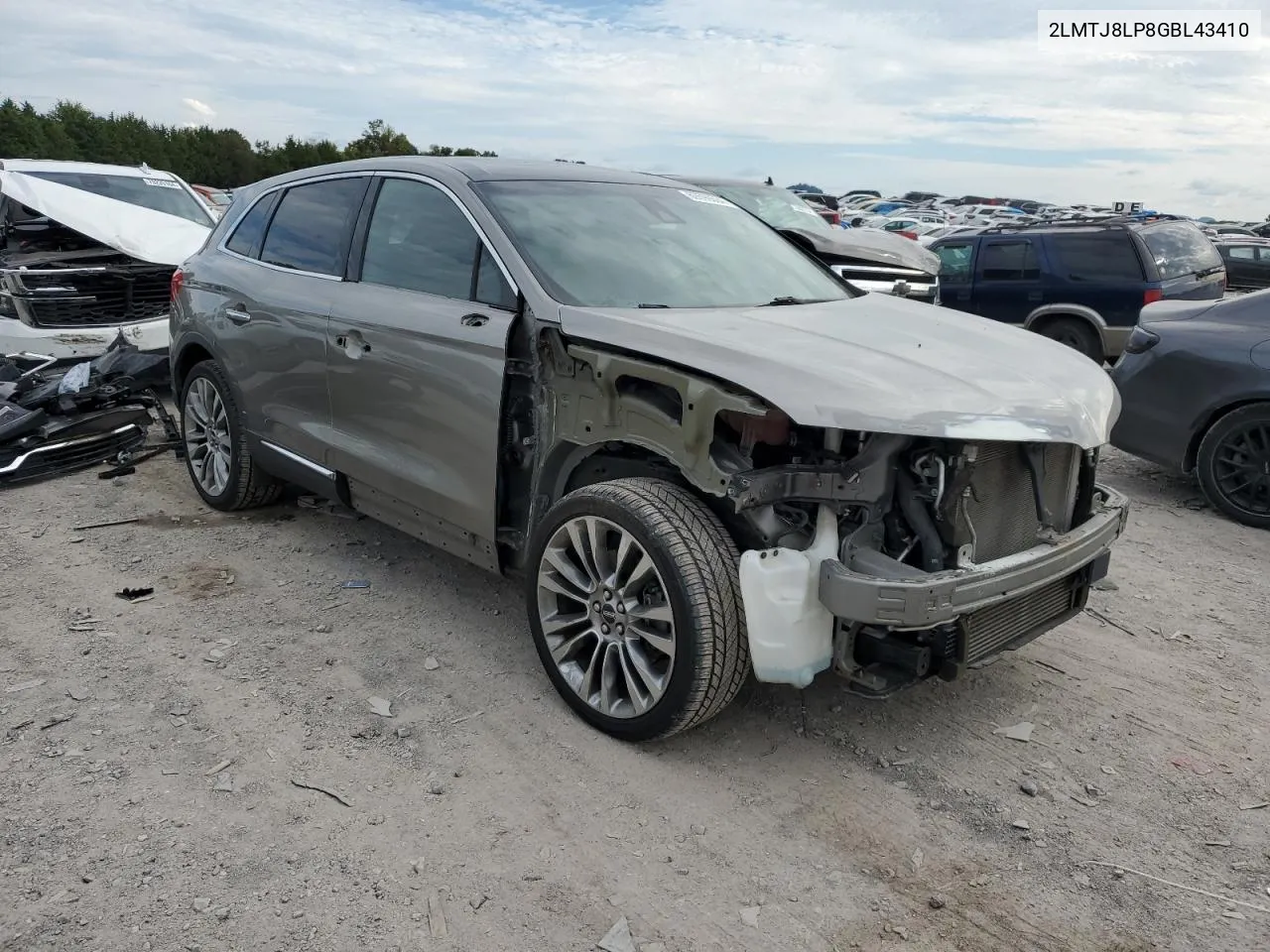 2016 Lincoln Mkx Reserve VIN: 2LMTJ8LP8GBL43410 Lot: 69599594