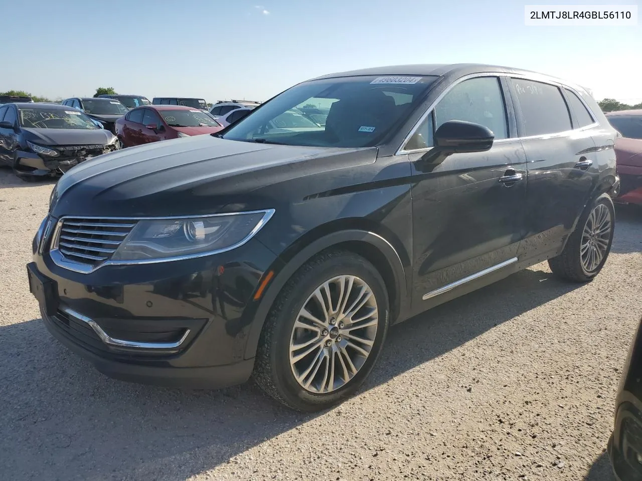 2016 Lincoln Mkx Reserve VIN: 2LMTJ8LR4GBL56110 Lot: 69614964